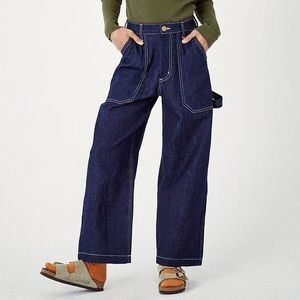 Back Beat Co. Dark Blue Ankle Jeans